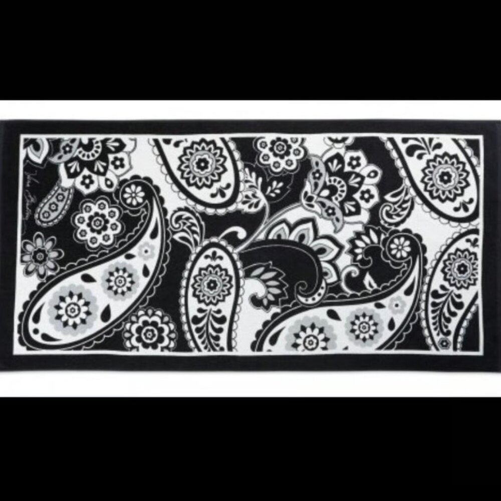Vera Bradley Beach Towel - Midnight Paisley - RETIRED PATTERN!